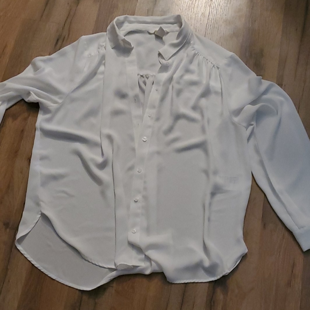 H&M white blouse